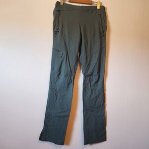MEC Womens Green Sandbagger Pants Clasdic Versatile Soft Shell Size 8 EUC
